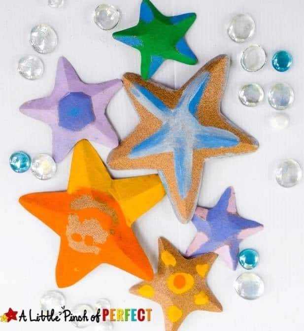 Starfish Craft and Free Template for Kids