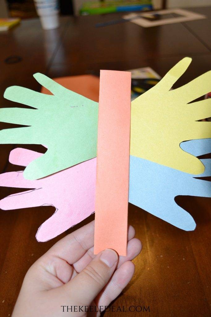 Handprint Butterfly Kids Craft