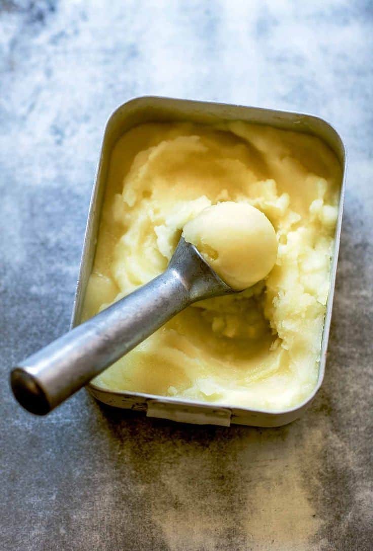 Tart Lemon Sorbet