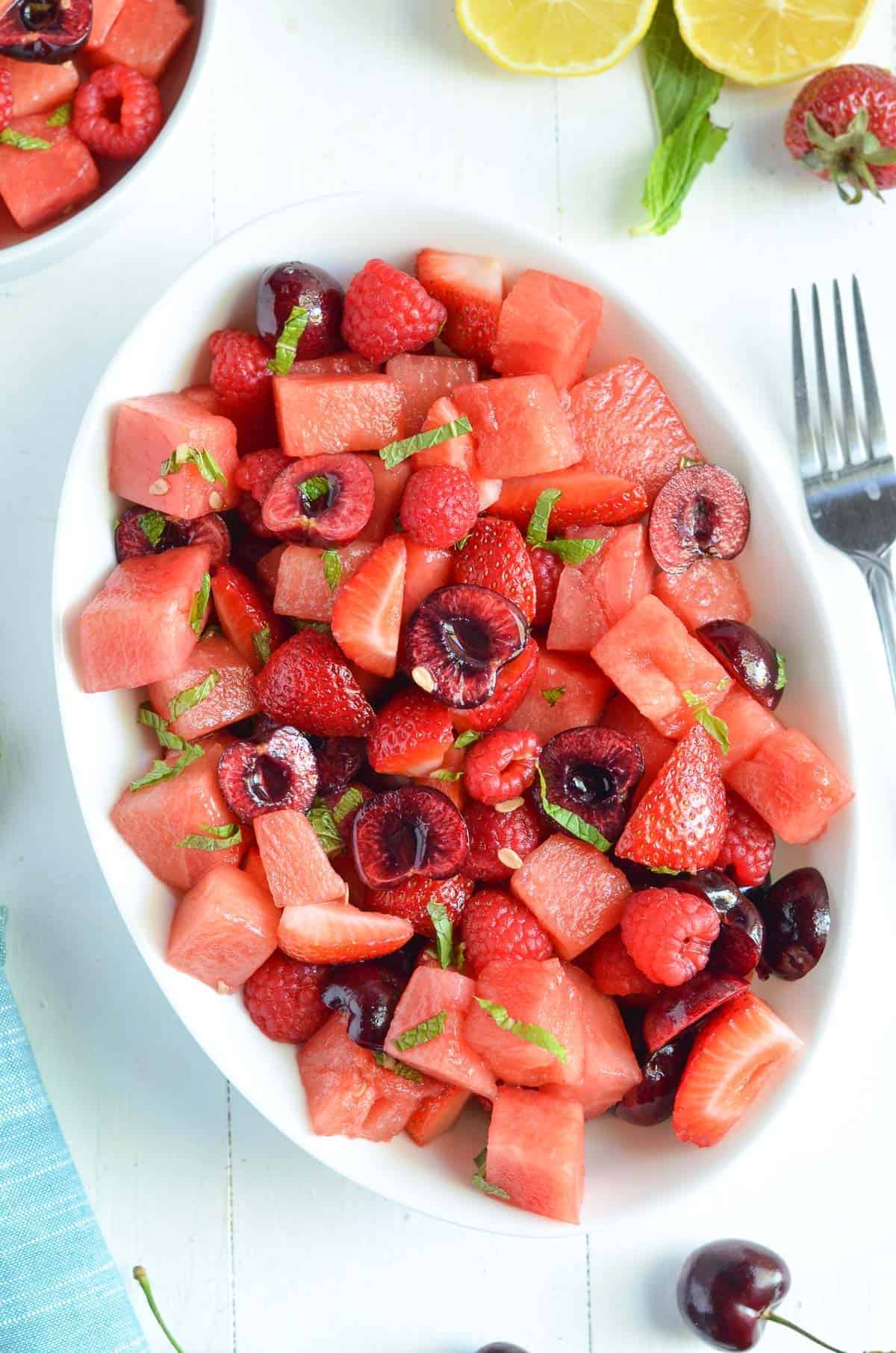 Watermelon Berry Salad