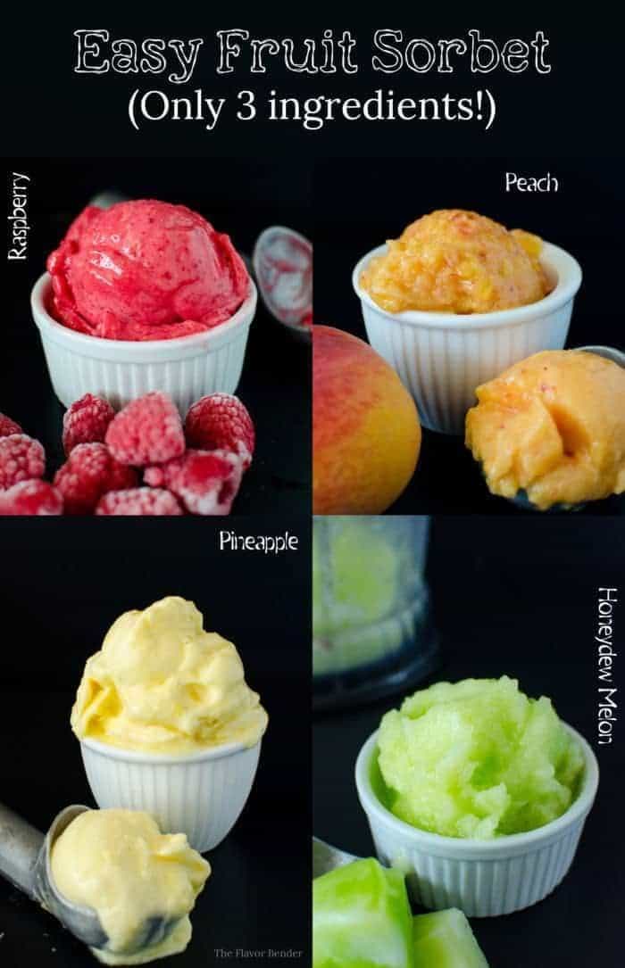 Easy Fruit Sorbet