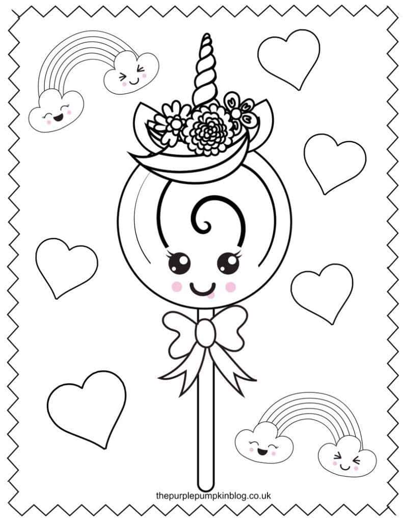 Super Sweet Unicorn Coloring Pages – Free Printable Colouring Book