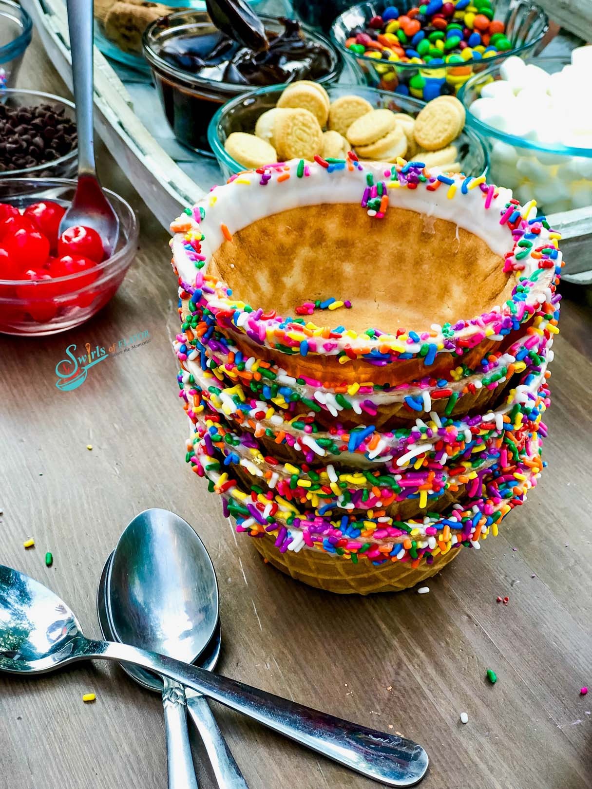 DIY Ice Cream Sundae Bar to End the Day!