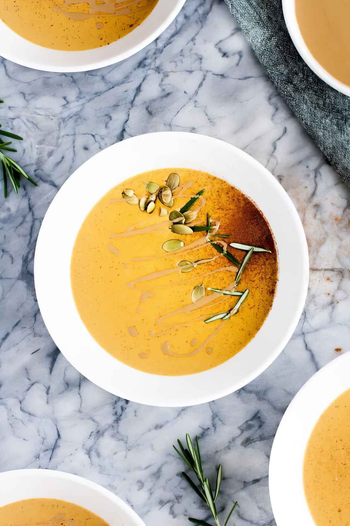 Canned Pumpkin SunButter Soup