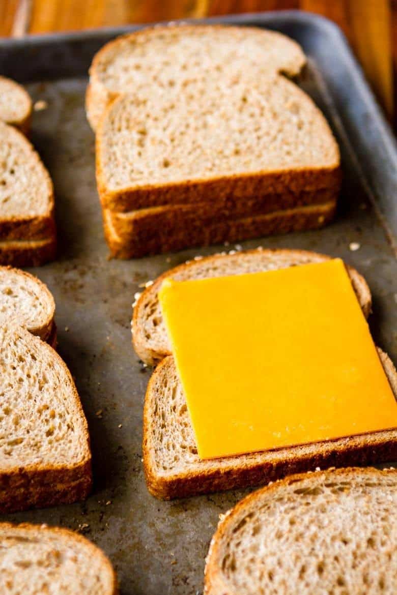 Grilled Cheese in the Oven (SO EASY!!!)