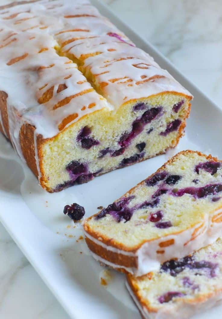 Lemon Blueberry Pound Cake Recipe