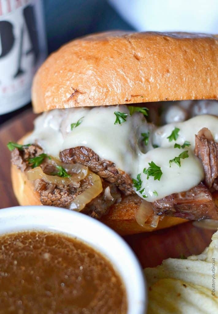 Slow Cooker French Dip Sandwiches