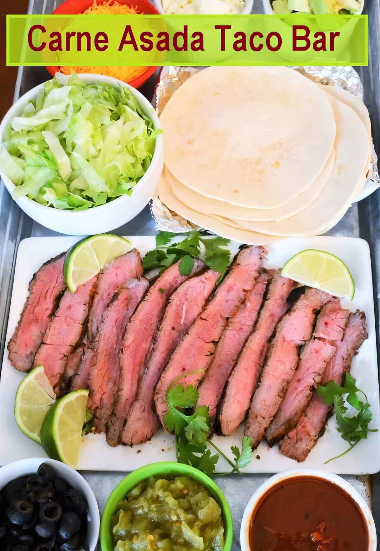 Summer Carne Asada Taco Bar