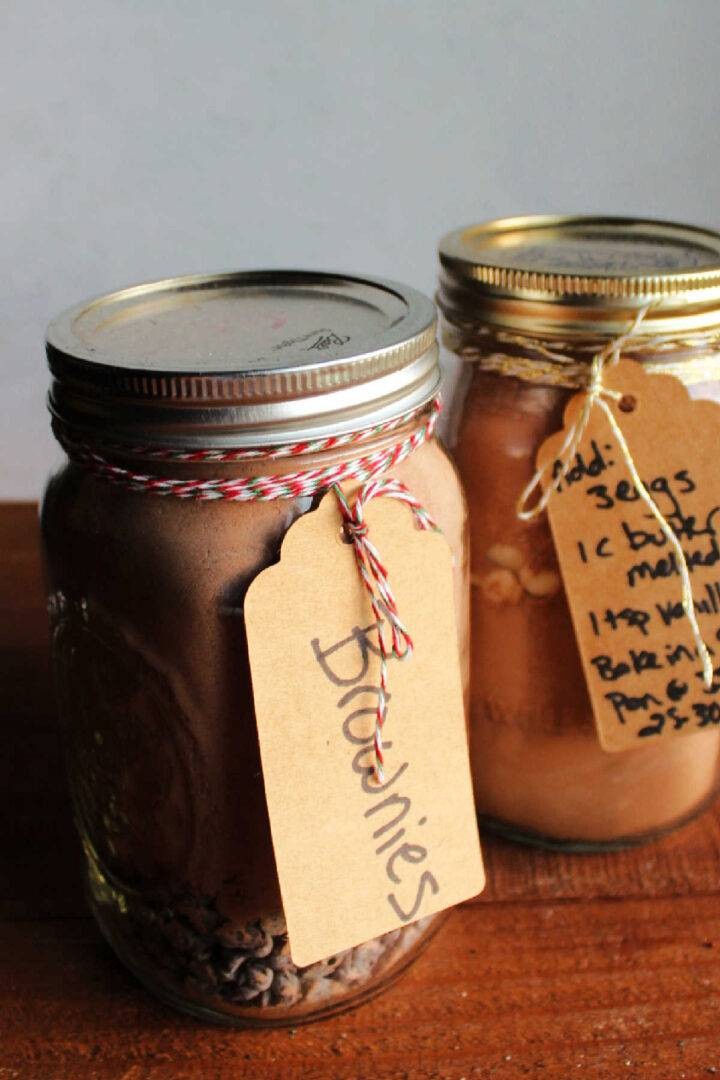 Homemade Brownie Mix in a Jar