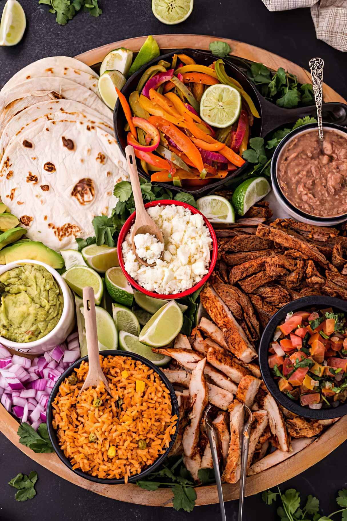 The Best Fajita Bar Ideas and Toppings for Party Food