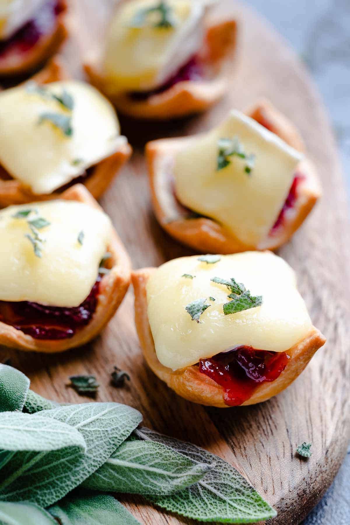 Cranberry Brie Tarts