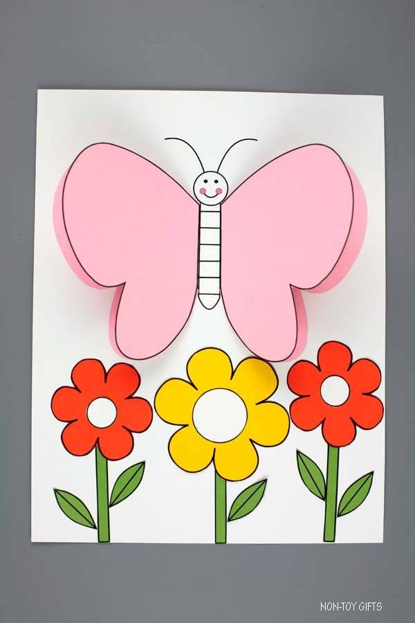 3D Paper Butterfly Craft