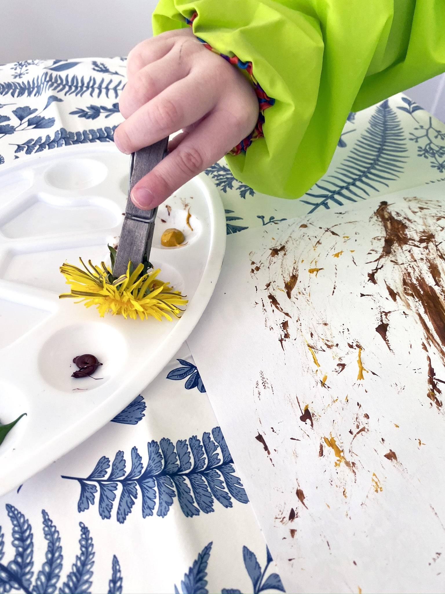 How To Make Nature Paint Brushes For Kids