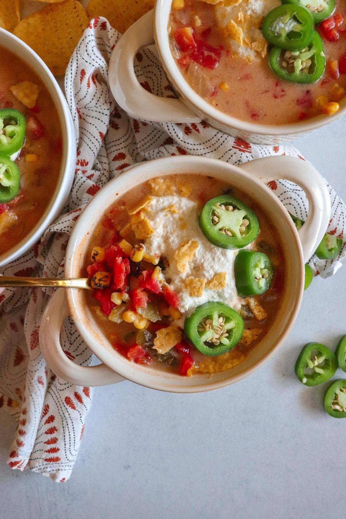 Slow Cooker Vegan Taco Soup