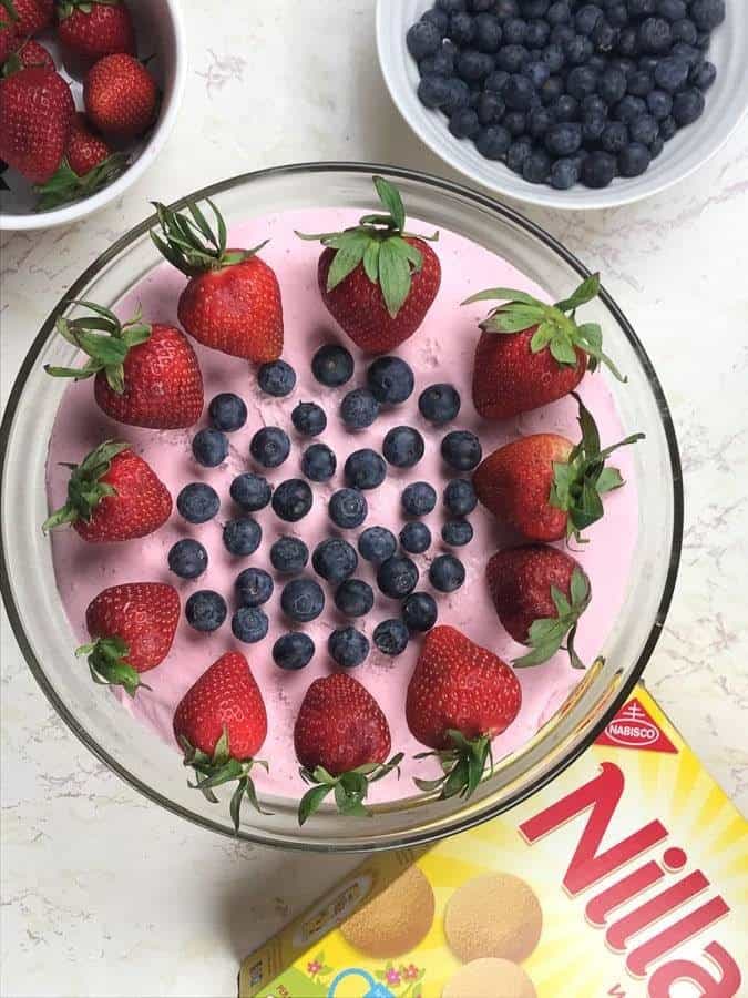 No Bake Strawberry Cheesecake