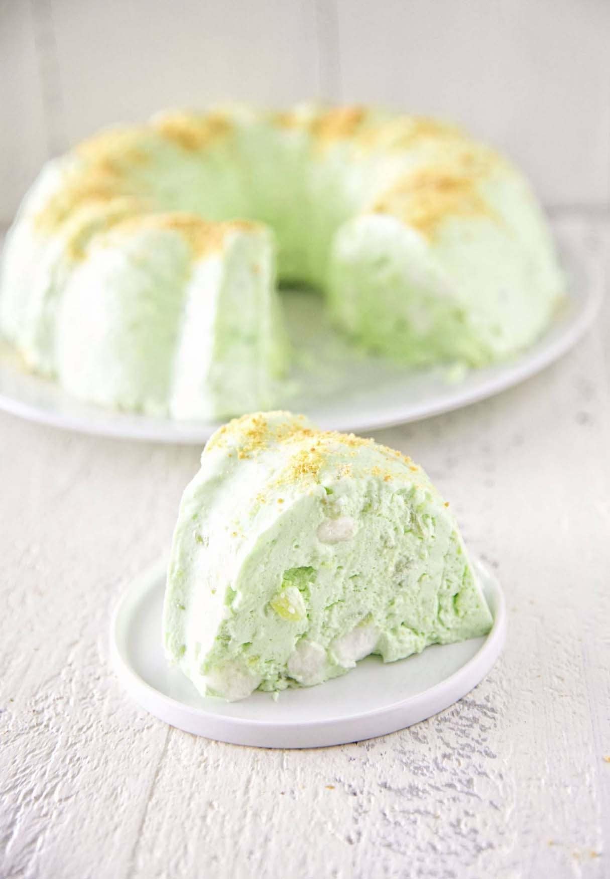 Fluffy and Refreshing Key Lime Pie Jell-O Mold