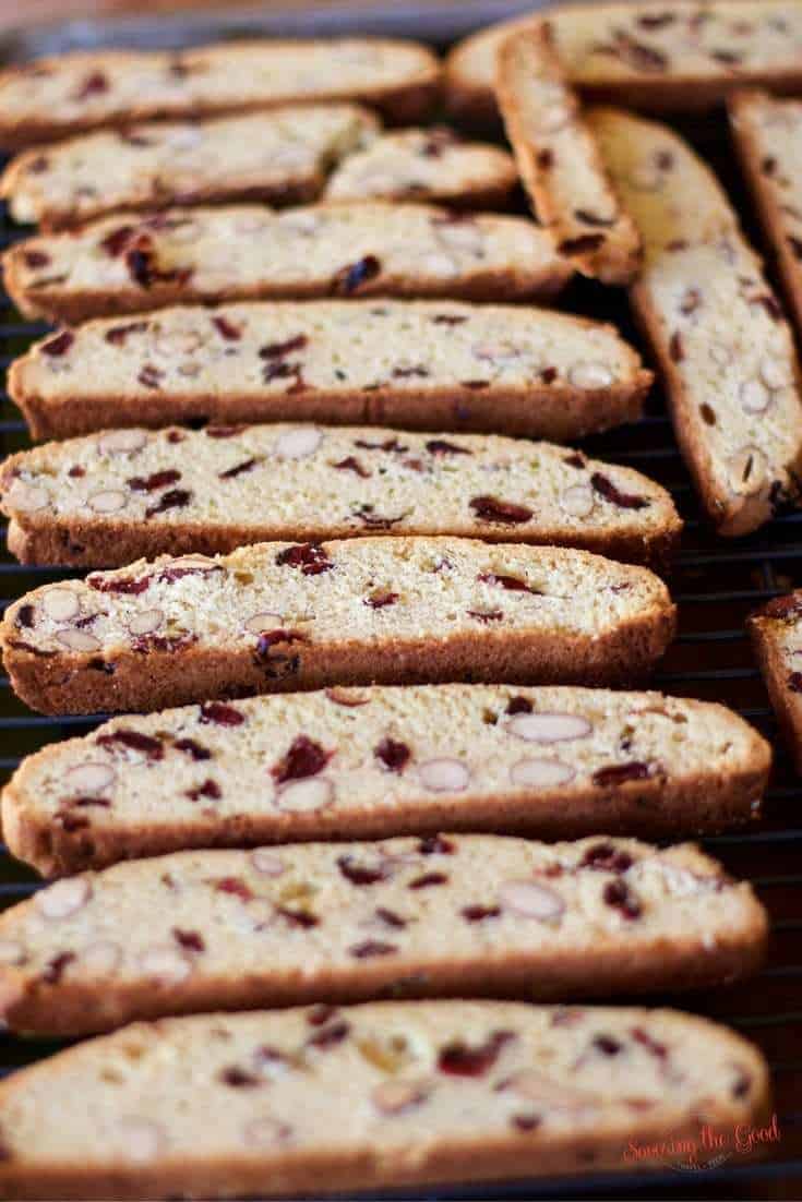 Almond Biscotti Recipe with Cranberries