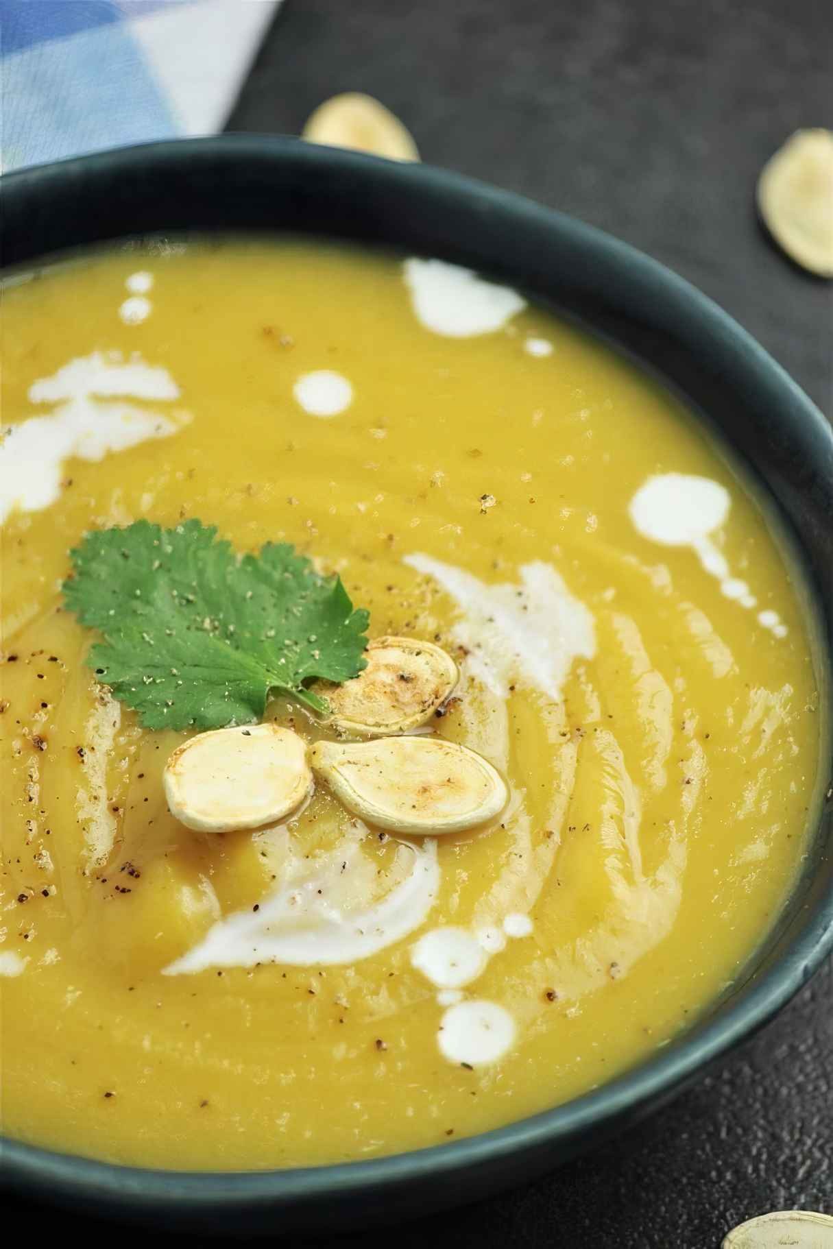 Instant Pot Vegan Pumpkin Soup for Fall