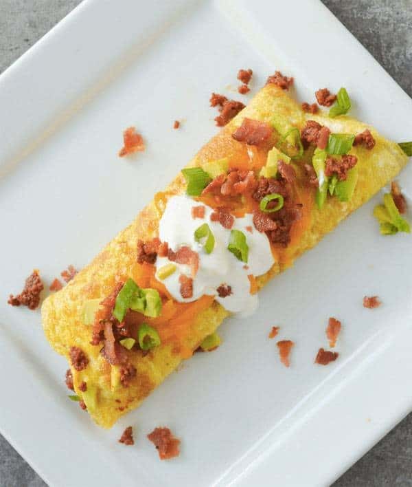 Keto Chorizo Omelette