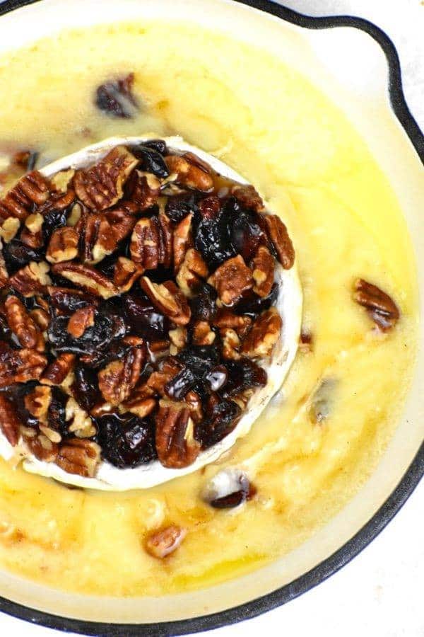 Cranberry Pecan Baked Brie with Walnut