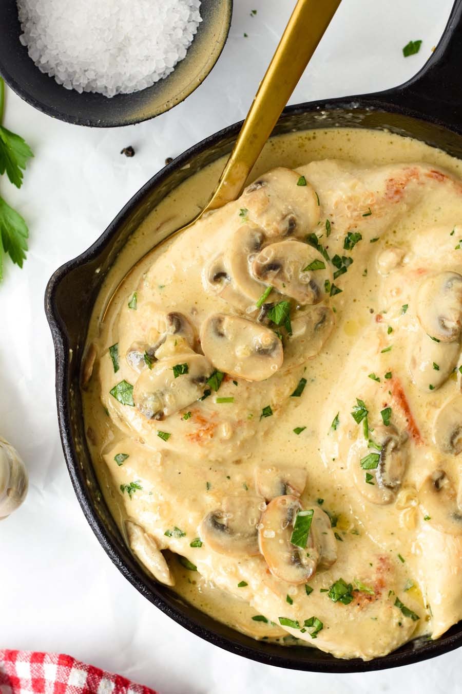 Keto Chicken Marsala