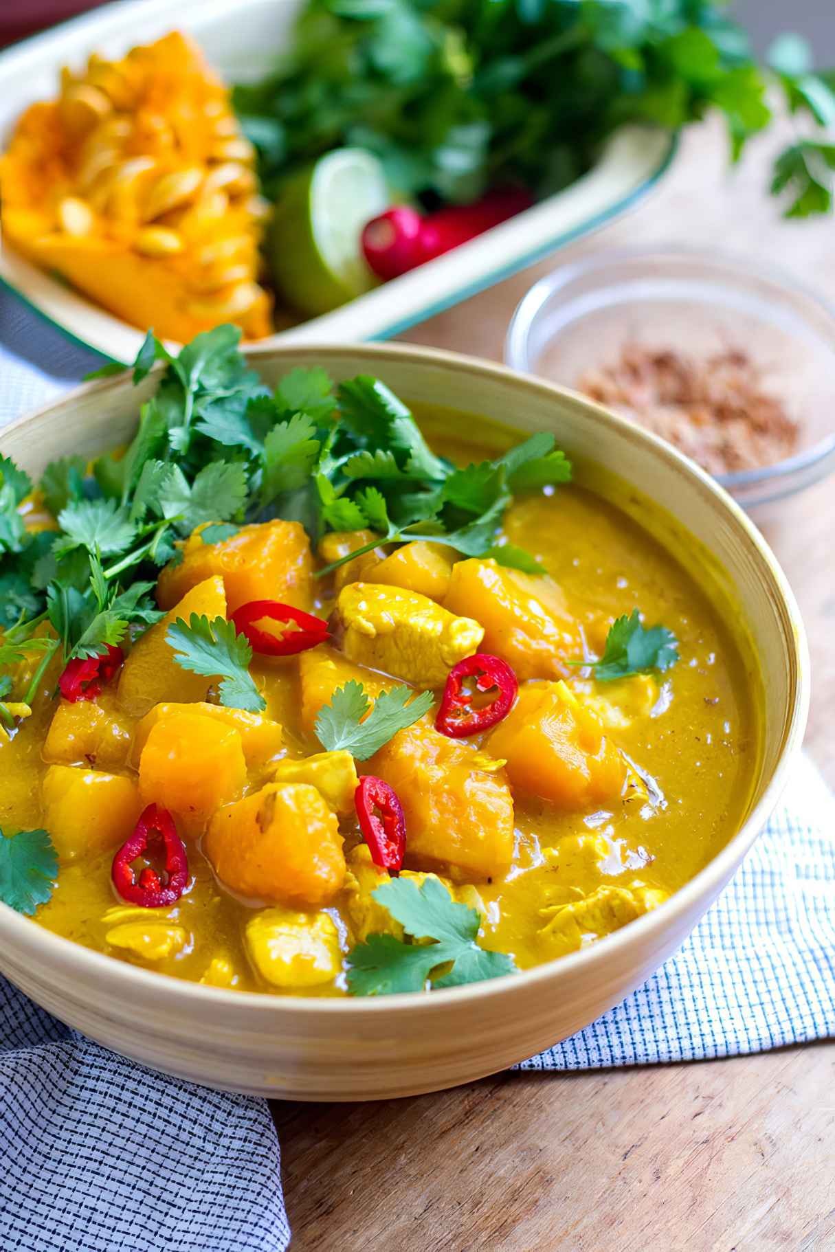 Easiest Pumpkin Chicken Curry