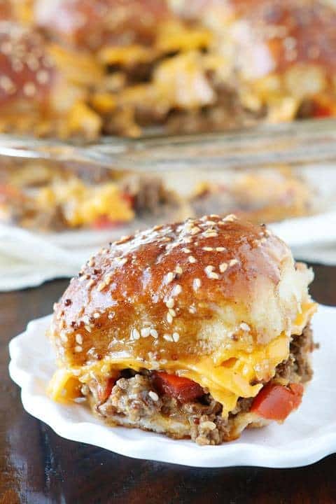 Cheesy Party Burgers (AKA Diamond Burgers)