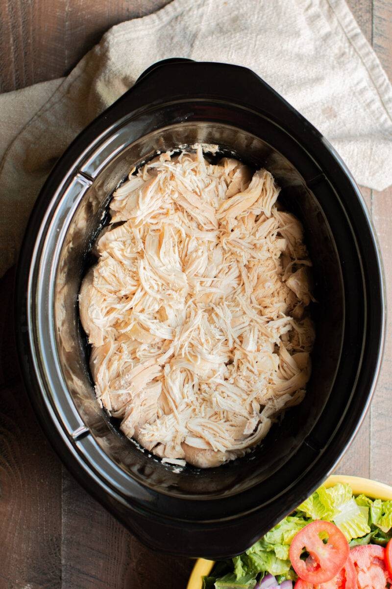 Slow Cooker Shredded Chicken