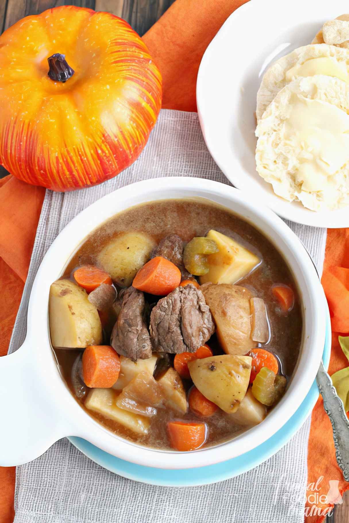 Hearty & Flavorful Slow Cooker Pumpkin Ale Beef Stew