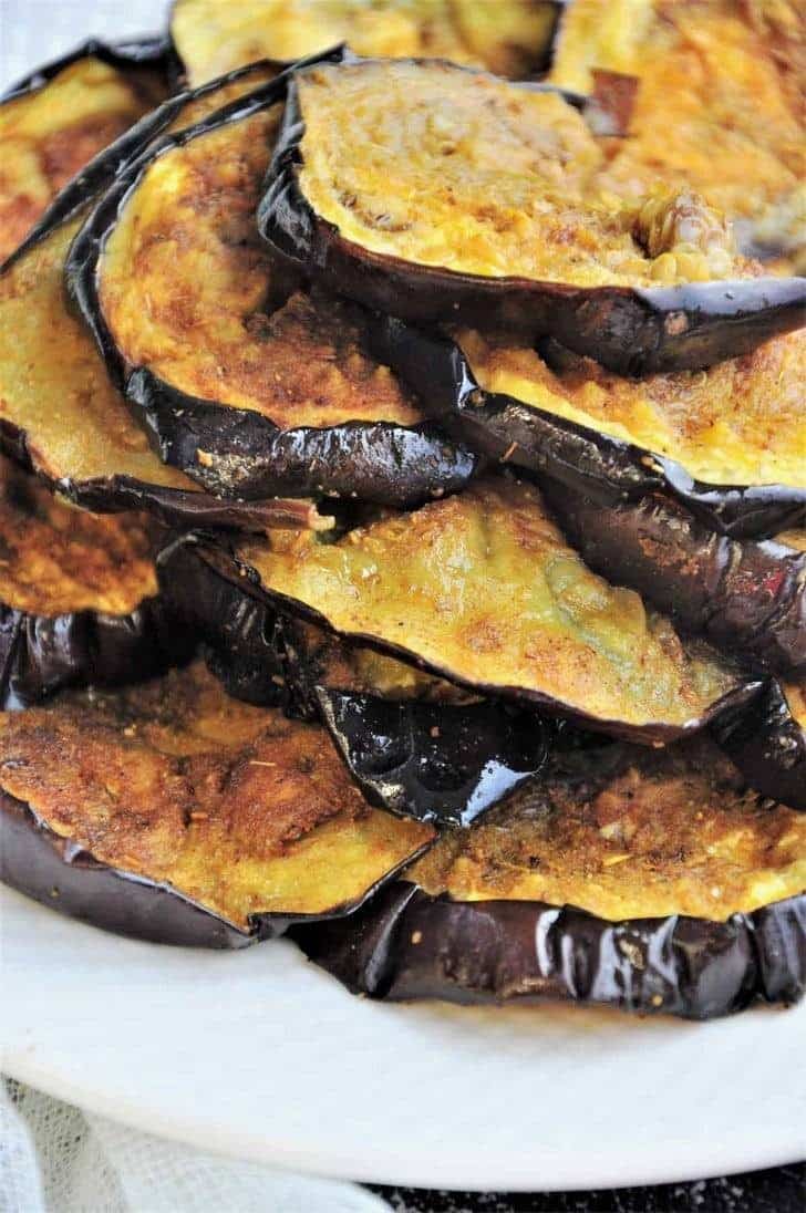 Air Fried Eggplant Slices