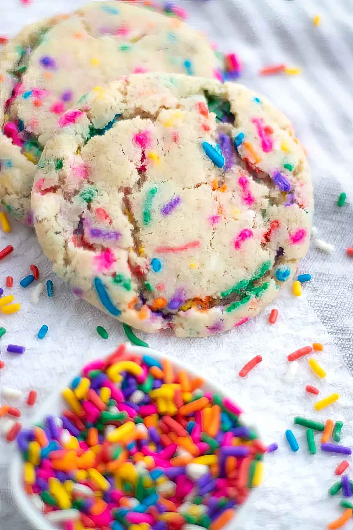 Delicious Vegan Funfetti Sugar Cookies