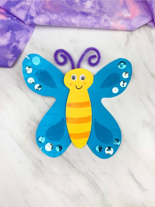 Paper Plate Butterfly Craft