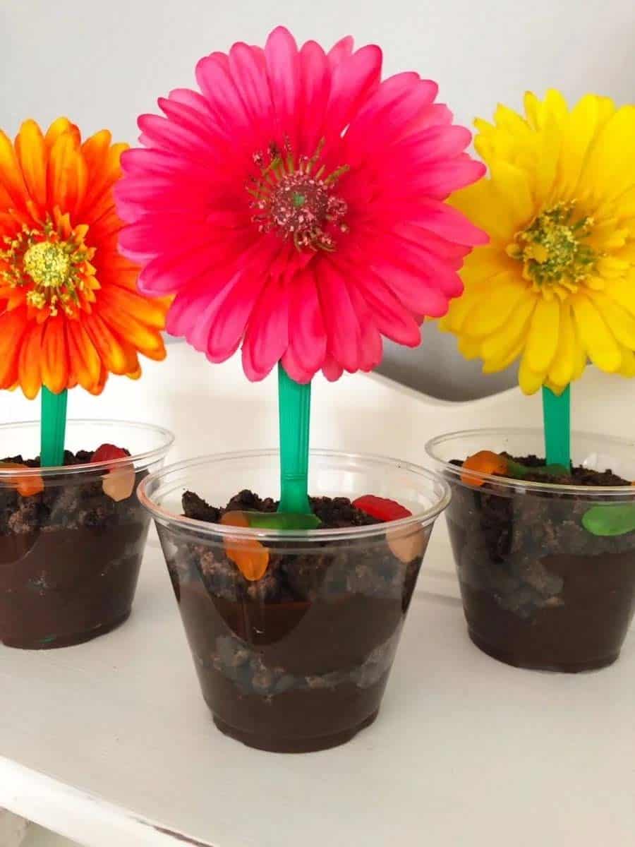 Flower Dirt Sundae Cups Recipe