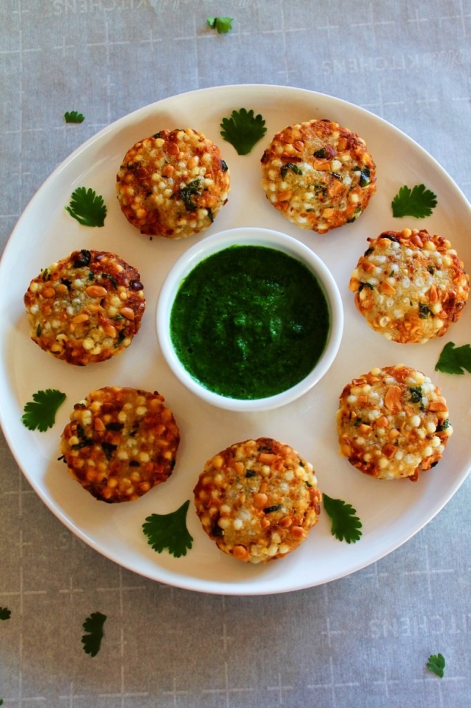 No Fry Sabudana Vada