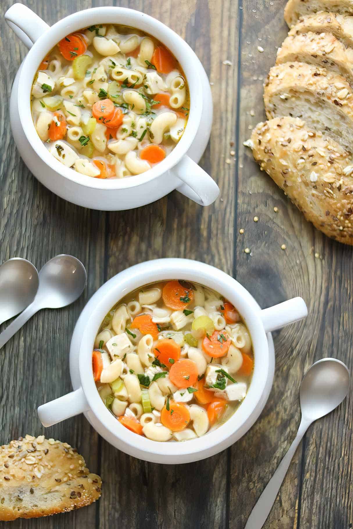 Tasty Rotisserie Chicken Noodle Soup