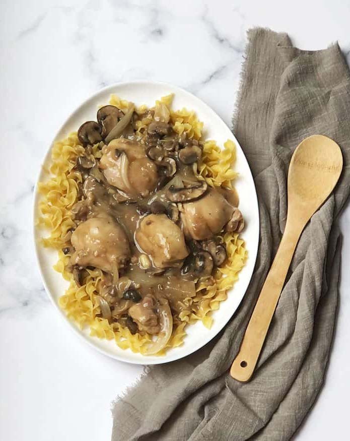 Crockpot Chicken Stroganoff