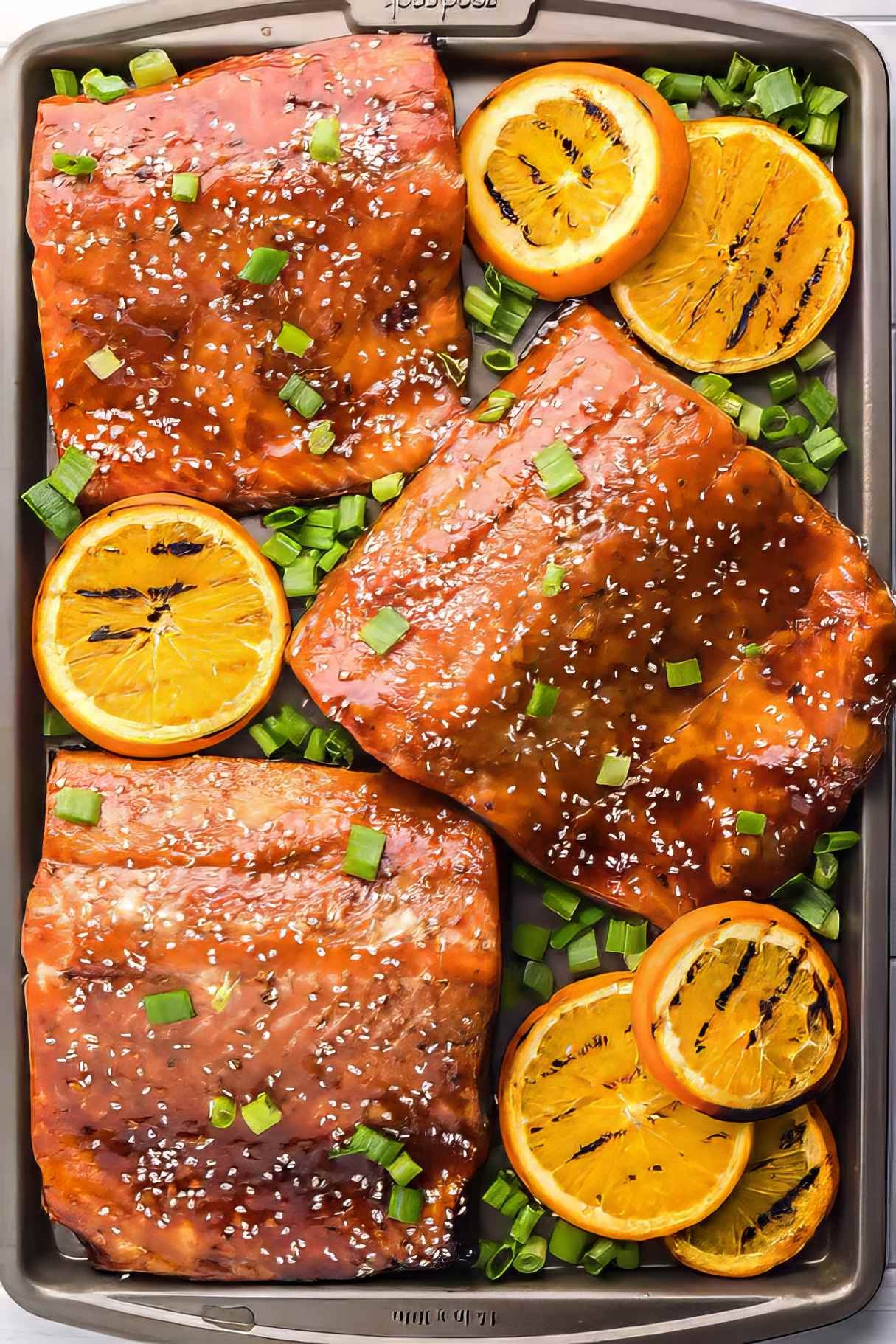 Orange BBQ Salmon with Garlic Soy Vegetables – Summer Foil Pack Dinner