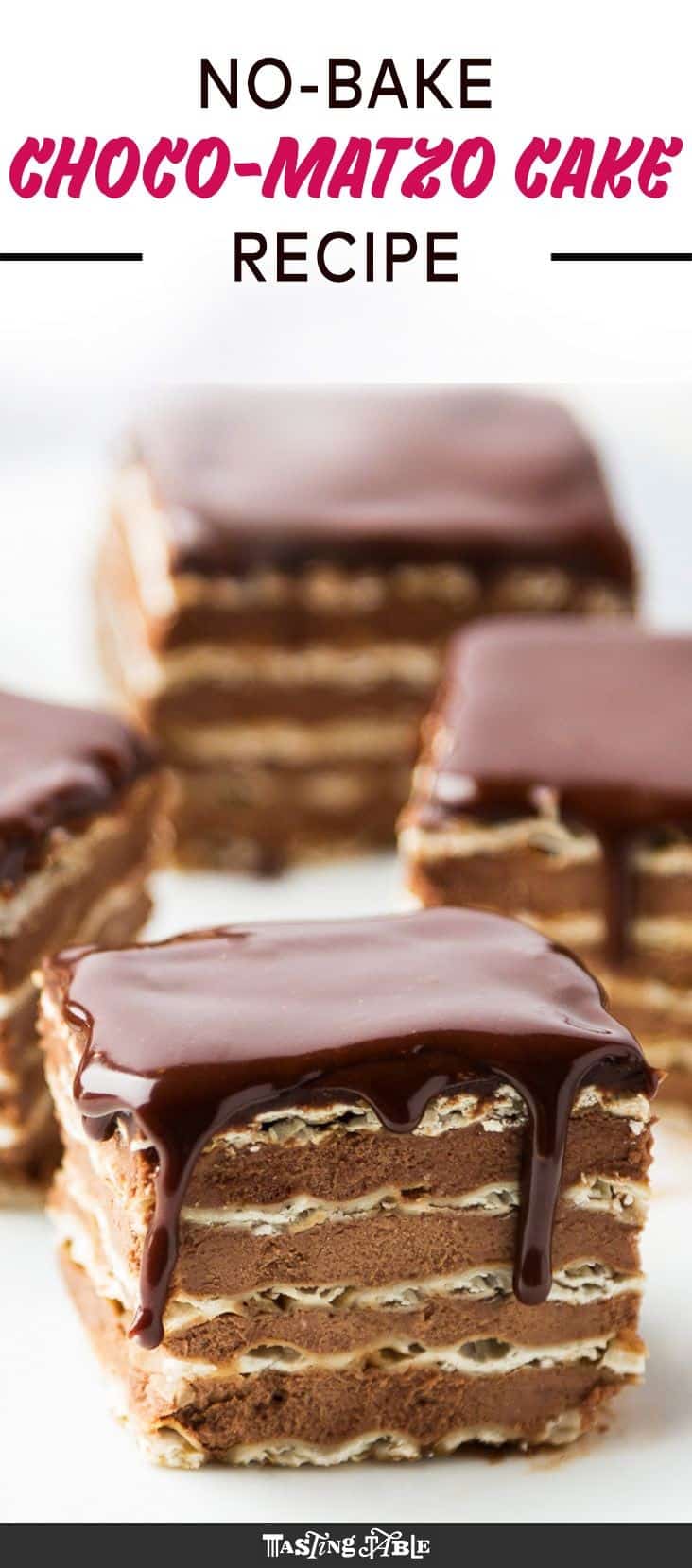 Chocolate-Matzo Layer Cake