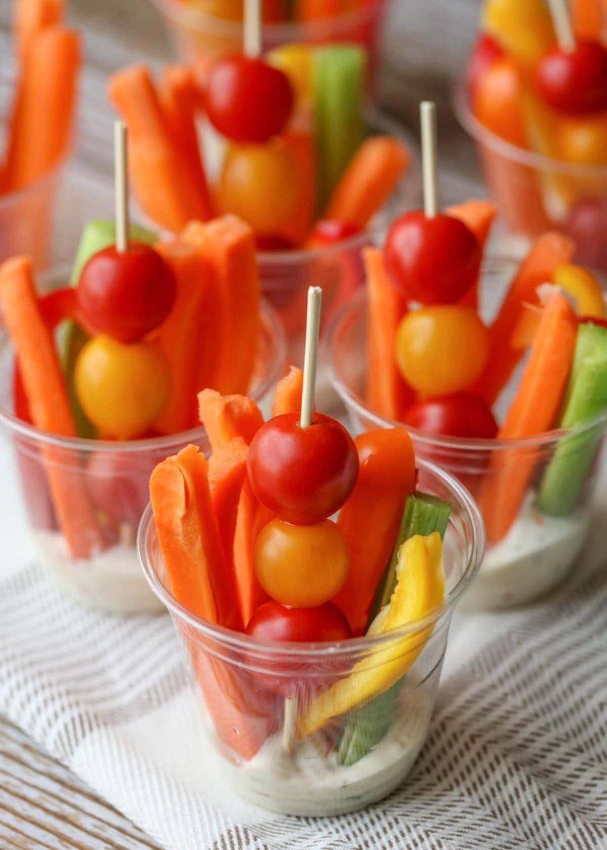 Kid-friendly Veggie Cups – Perfect for Birthday Parties