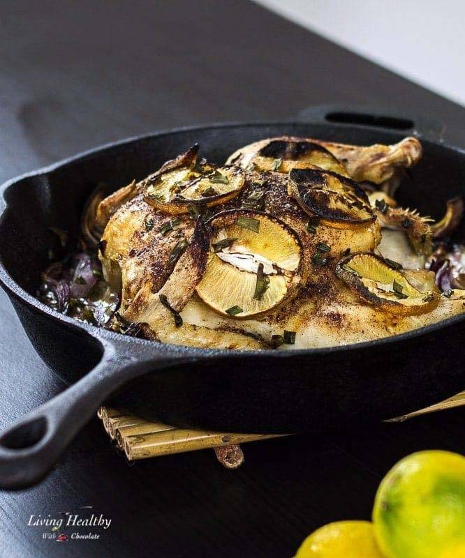 Roasted Cinnamon Lemon Chicken