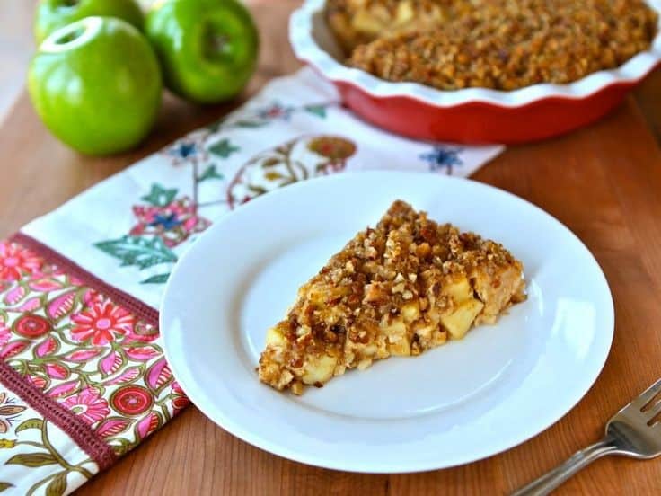 Passover Apple Pecan Pie