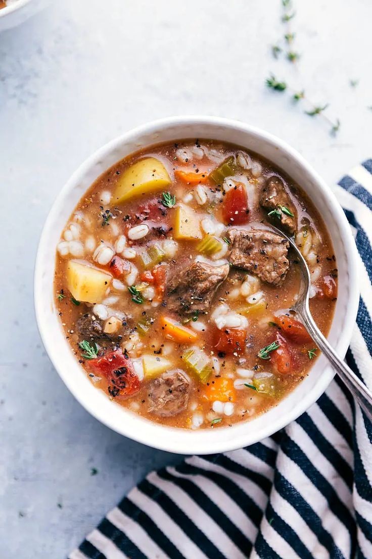 Beef and Barley Soup – Best Crockpot Soup Recipe!