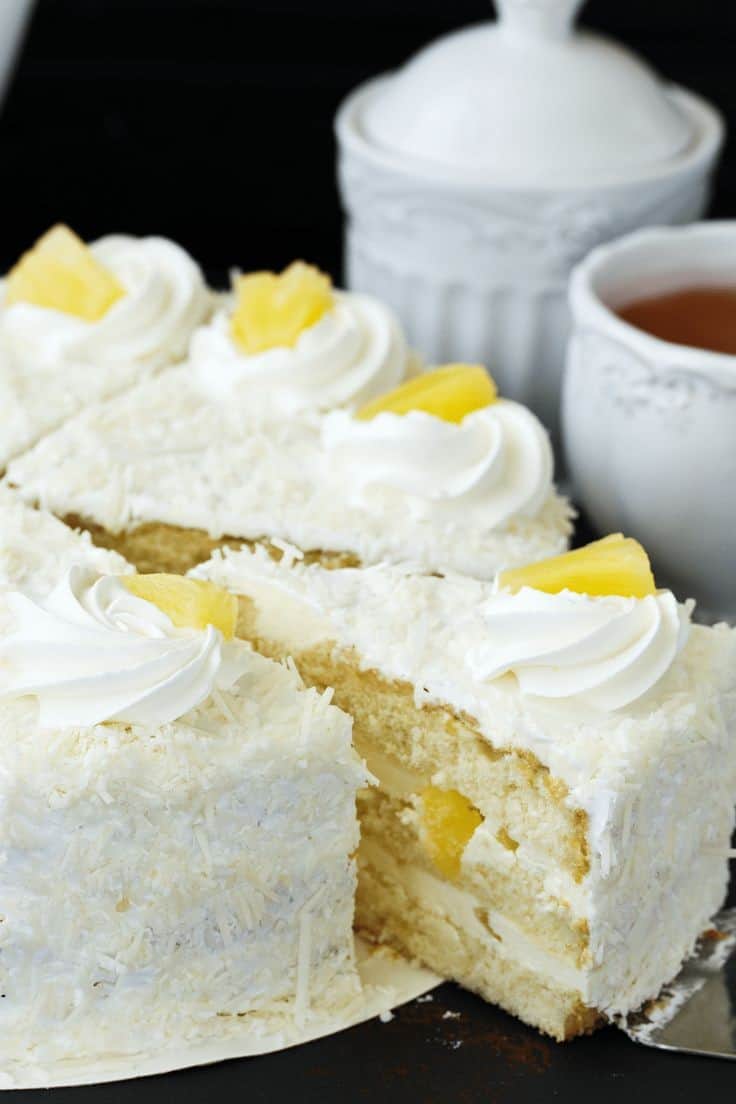 Pineapple Angel Food Cake