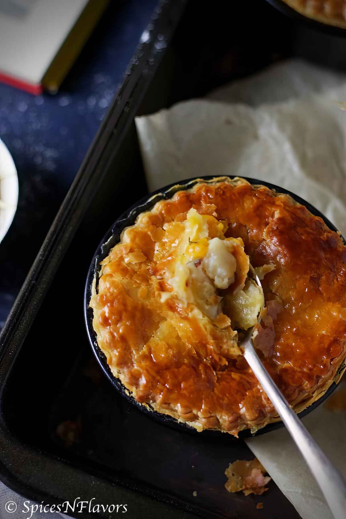 Fall Vegetarian Pumpkin Pot Pie