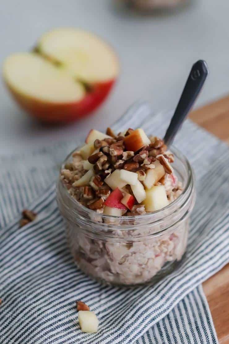 Apple Butter Overnight Oats [gluten-free]