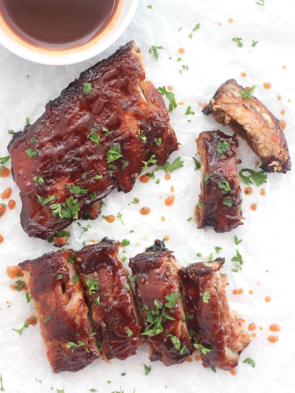 Maple BBQ Ribs (Oven Baked)