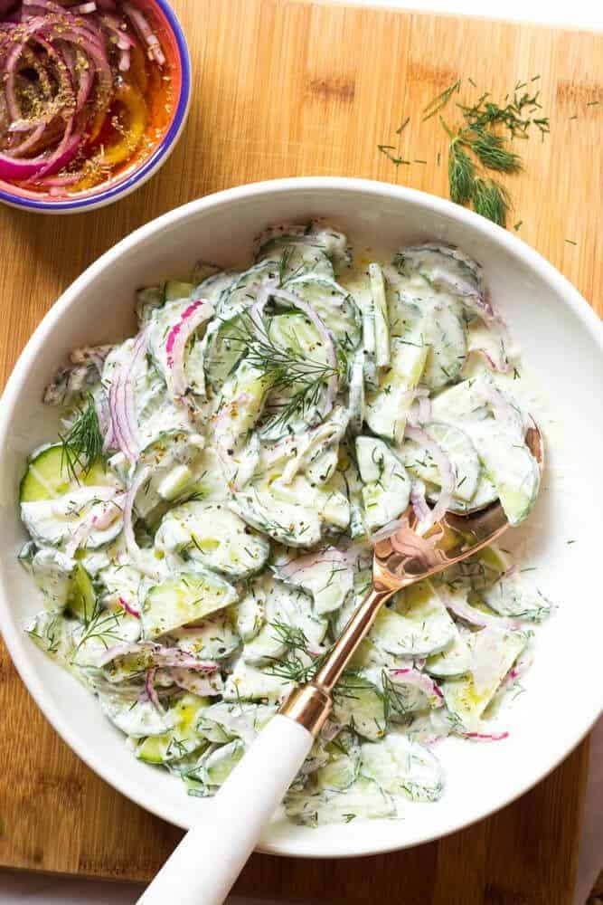 Greek Cucumber Salad