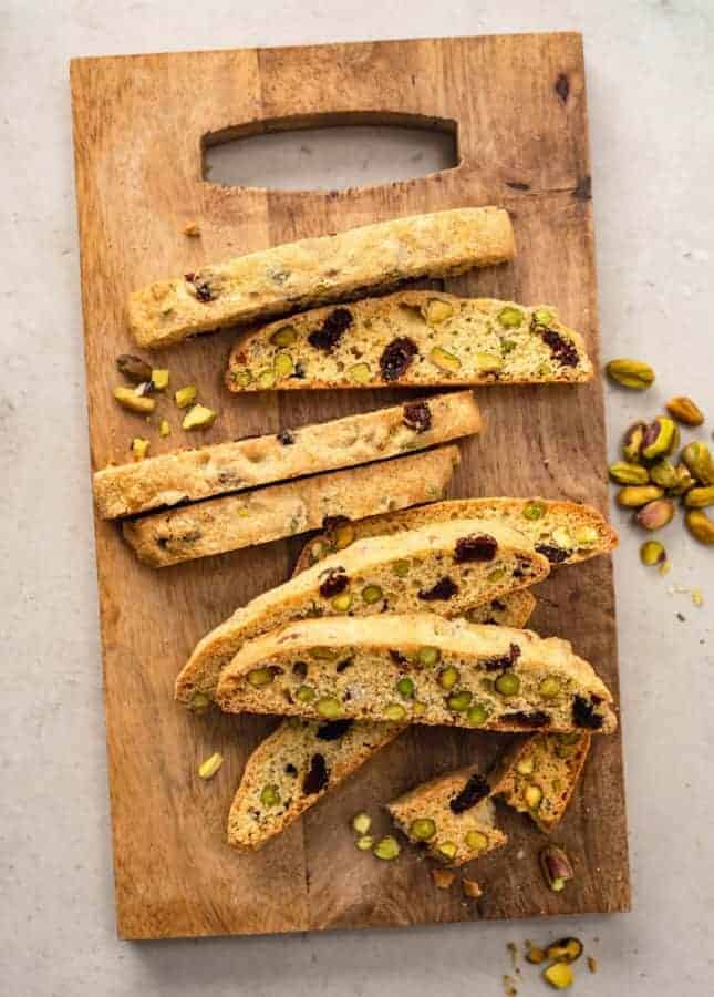 Cranberry Pistachio Biscotti