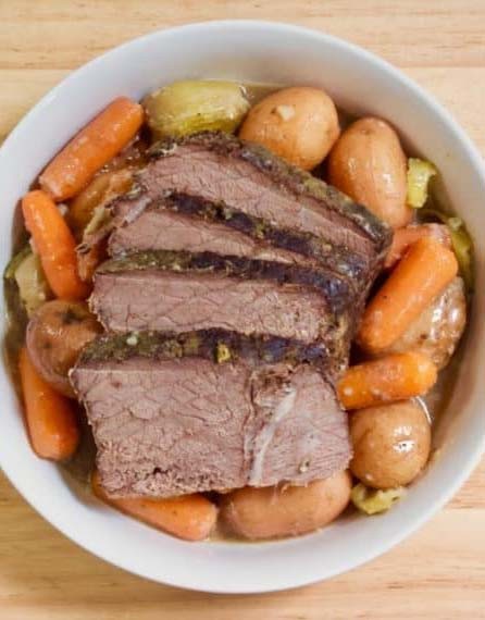 Simple Crockpot Mississippi Roast Recipe