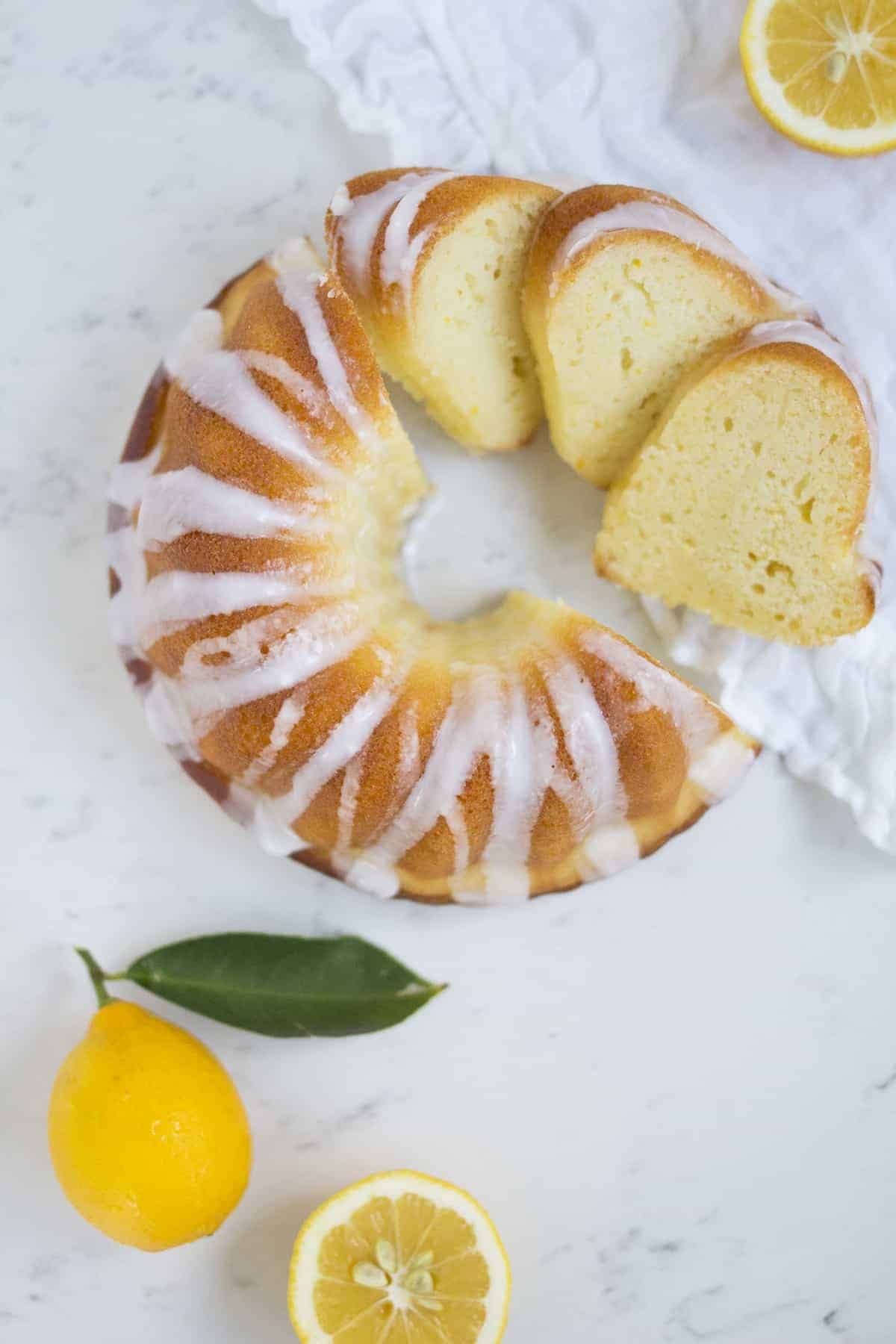 Lemon Yogurt Bundt Cake